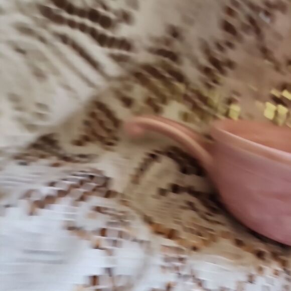 Antique Vintage Taylor Smith & Taylor Pink Oven Serve Ware Handled Small Bowls - Picture 5 of 14